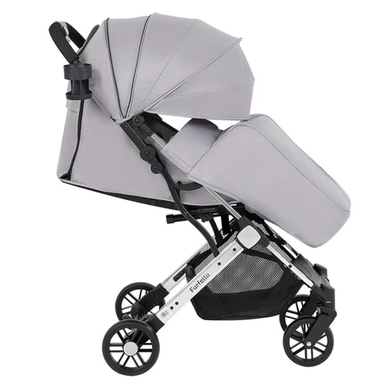 Коляска прогулочная Farfello Comfy Go Comfort Chrome Shiny Grey Chrome/Блестящий серый - 2